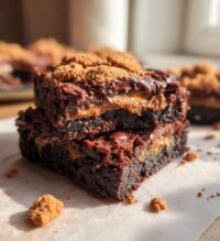 biscoff brownies