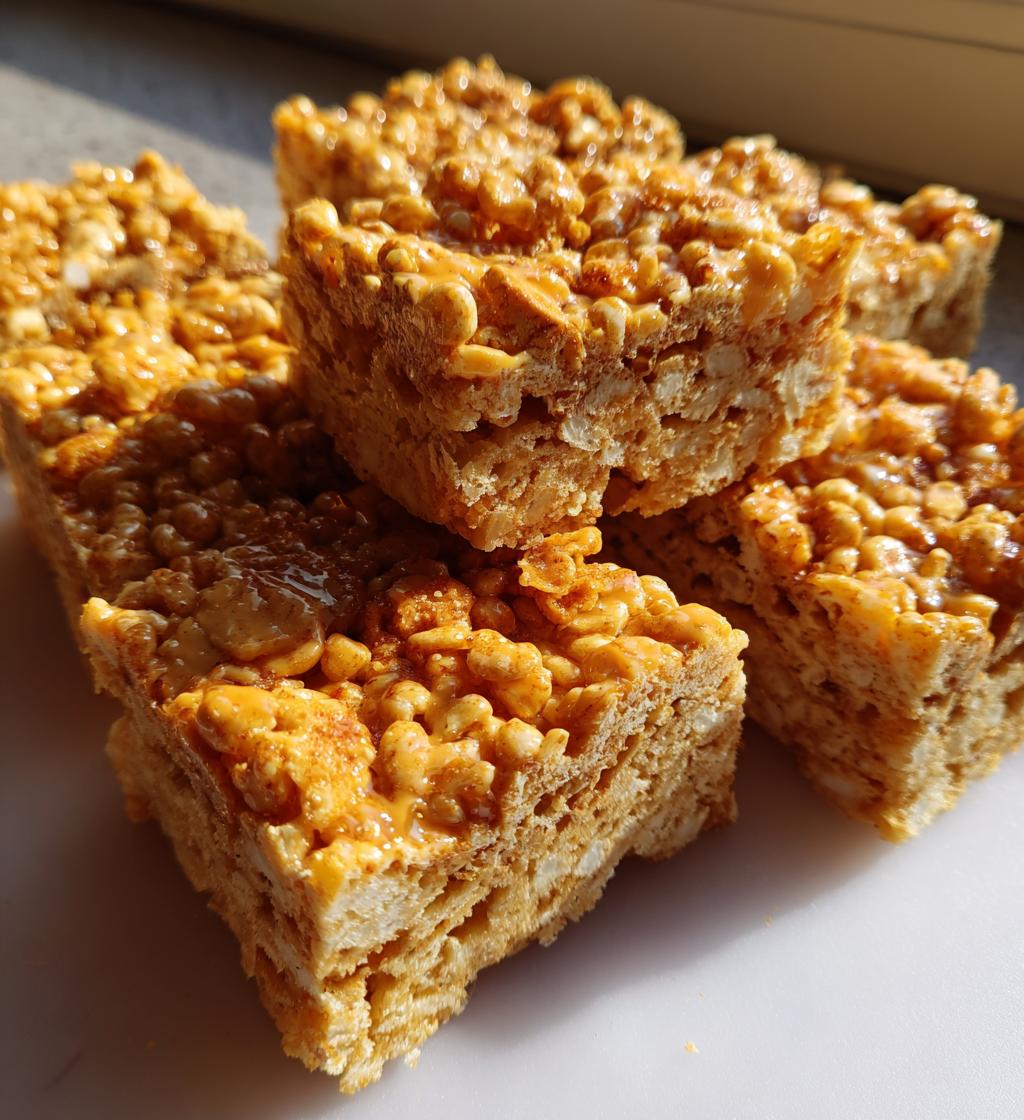 biscoff rice krispie treats
