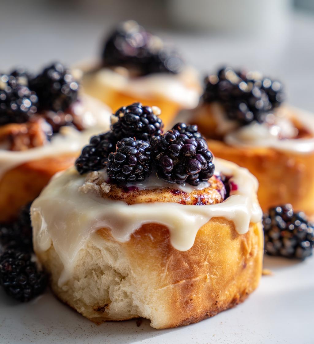 blackberry cinnamon rolls