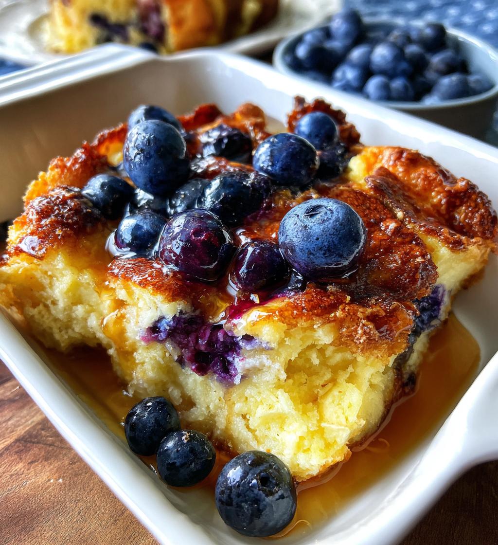 blueberry buttermilk pancake casserole