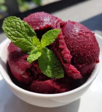 blueberry sorbet