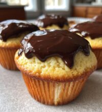 boston cream pie cupcakes