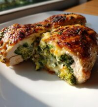 broccoli cheese stuffed chicken breast