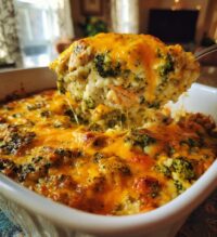 broccoli rice cheese and chicken casserole