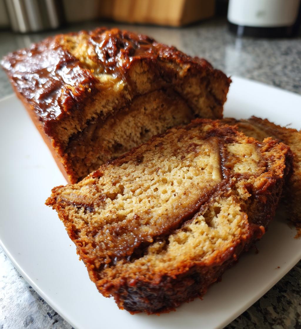 caramel macchiato banana bread