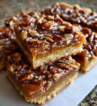 caramel pecan dream bars