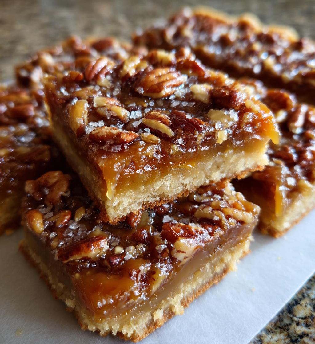 caramel pecan dream bars