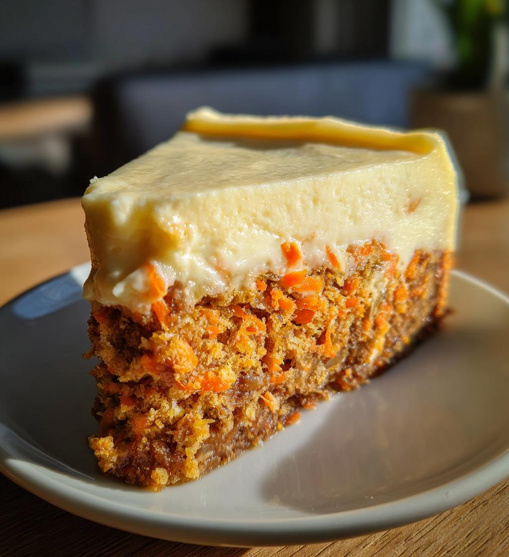 carrot cake cheesecake - detail 1
