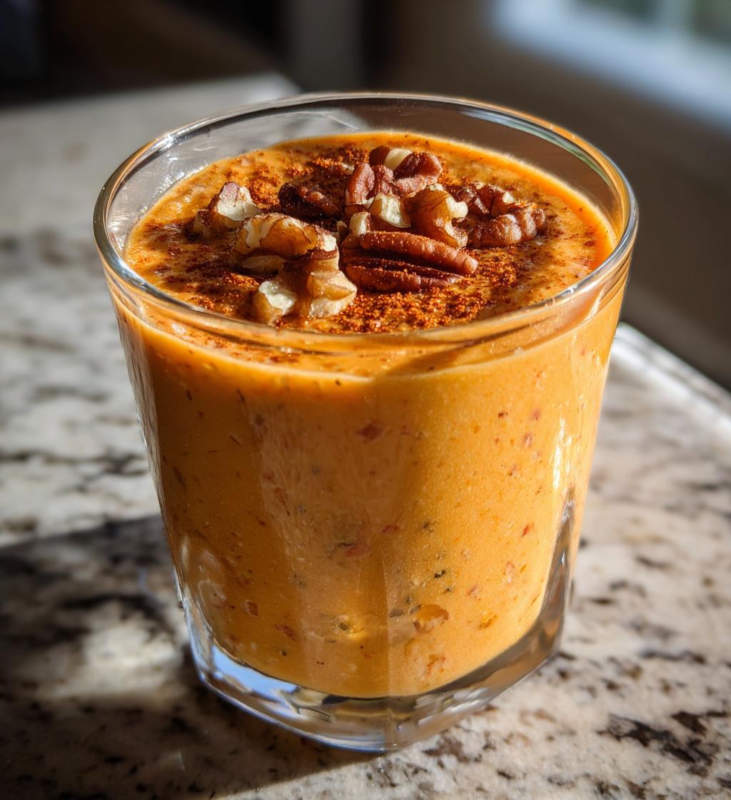 carrot cake smoothie - detail 1