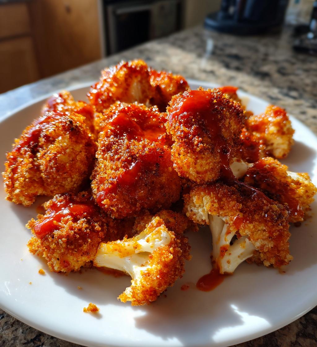 cauliflower buffalo wings recipe - detail 1