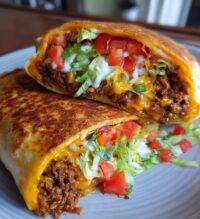 cheeseburger crunch wrap