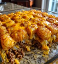 cheeseburger tater tot casserole recipe
