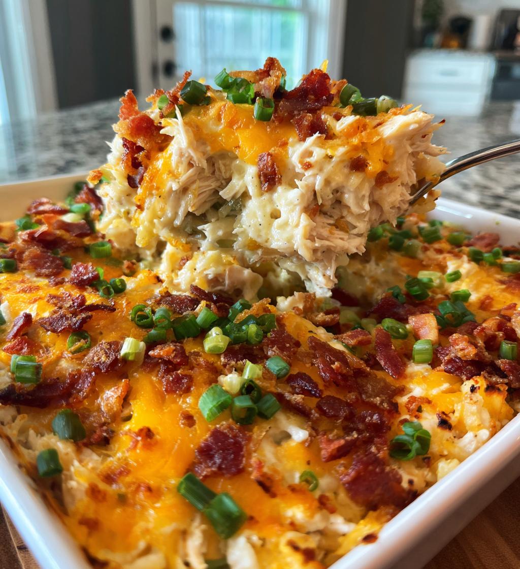 cheesy crack chicken spaghetti bake