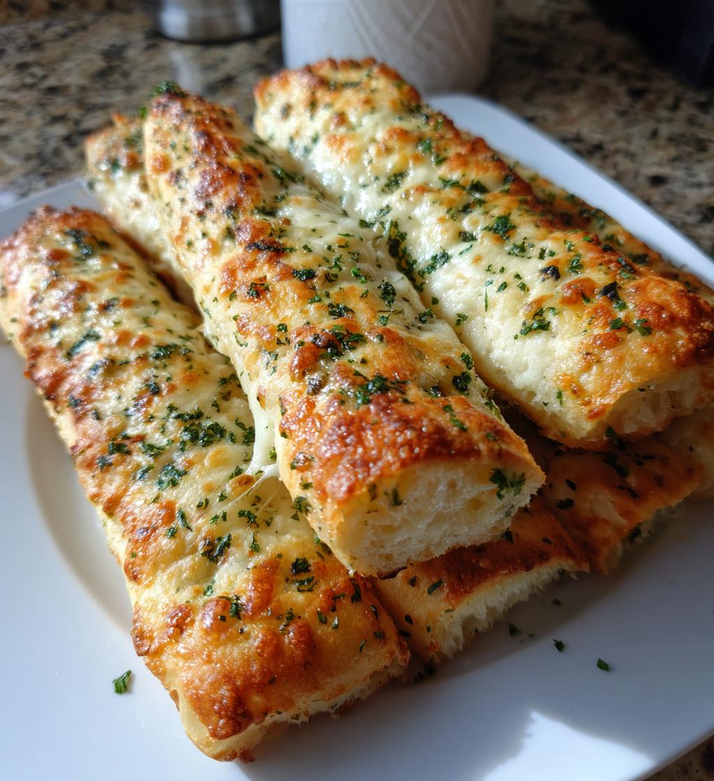 cheesy garlic breadsticks