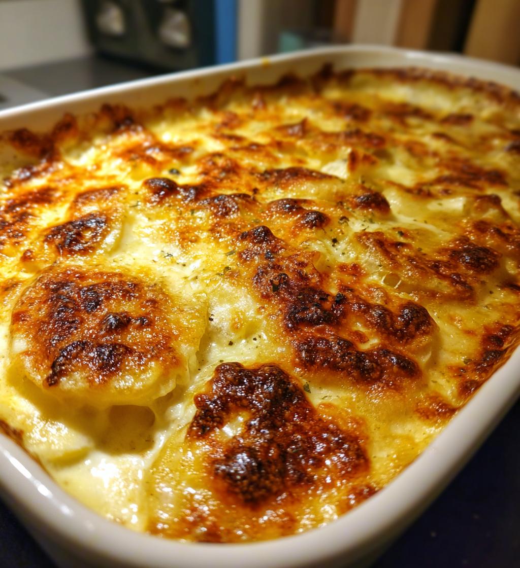 cheesy scalloped potatoes - detail 1