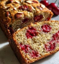 cherry almond poppyseed quick bread
