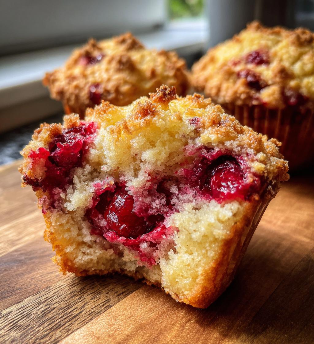 cherry cobbler muffins - detail 1