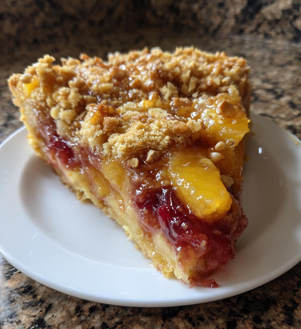 cherry pineapple dump cake - detail 1