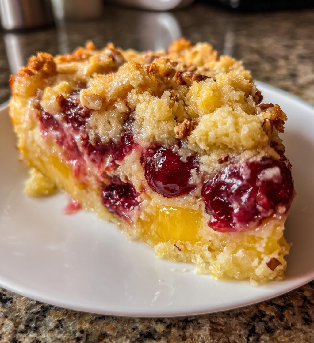 cherry pineapple dump cake