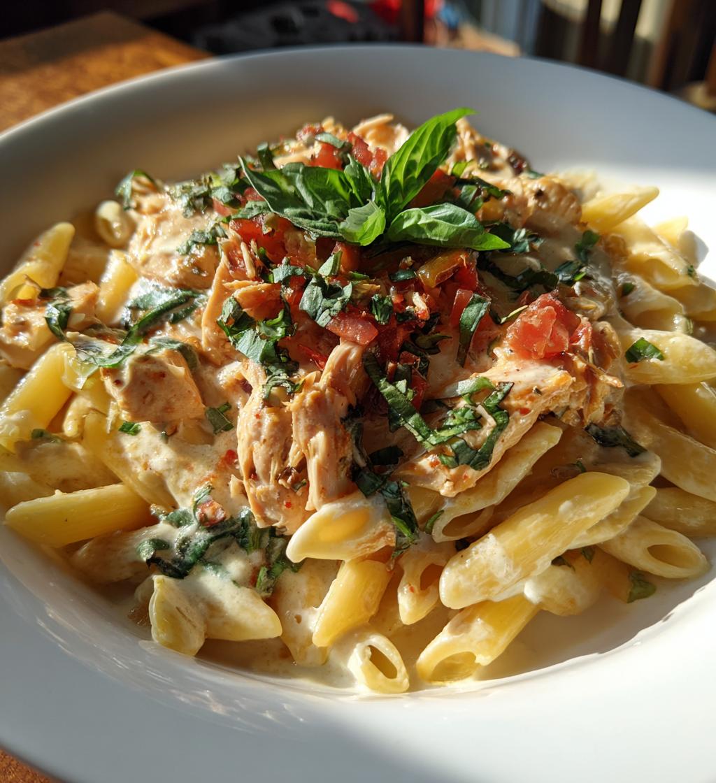 chicken mozzarella pasta