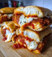 chicken parmesan sandwiches