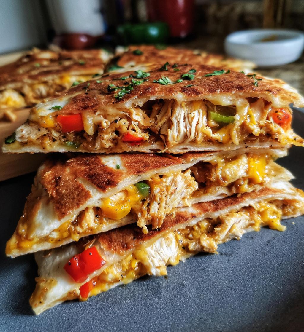 chicken sheet pan quesadilla