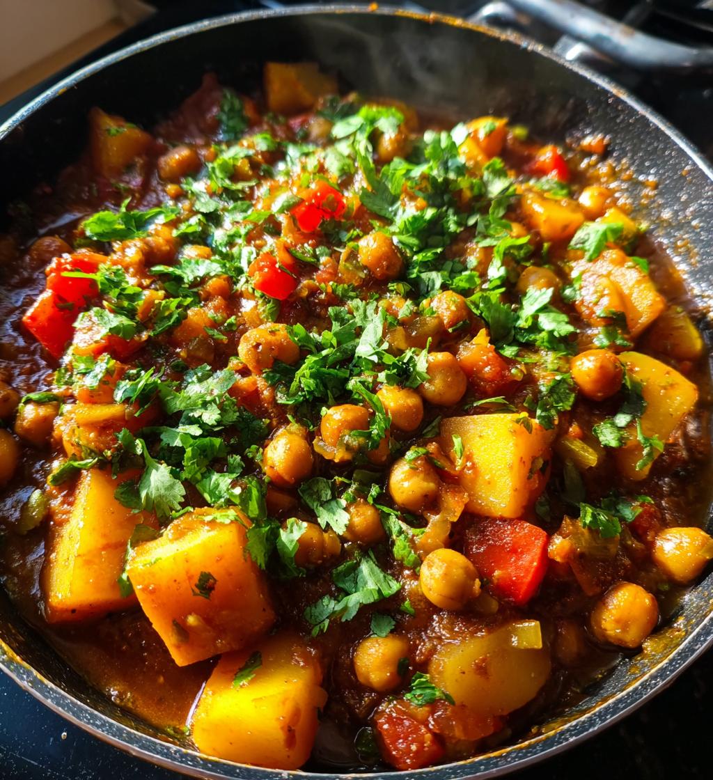 chickpea and potato curry recipe