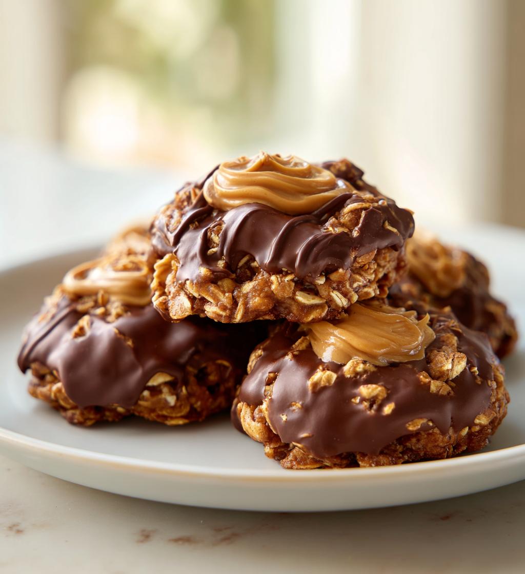 chocolate peanut butter no bake cookies recipe