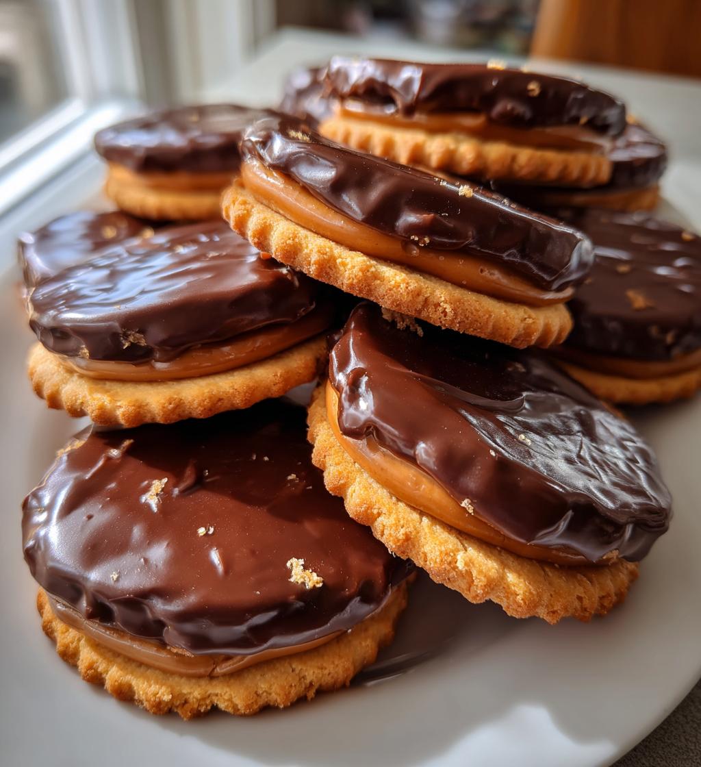 chocolate peanut butter ritz cookies - detail 1
