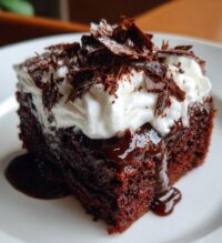 chocolate poke cake