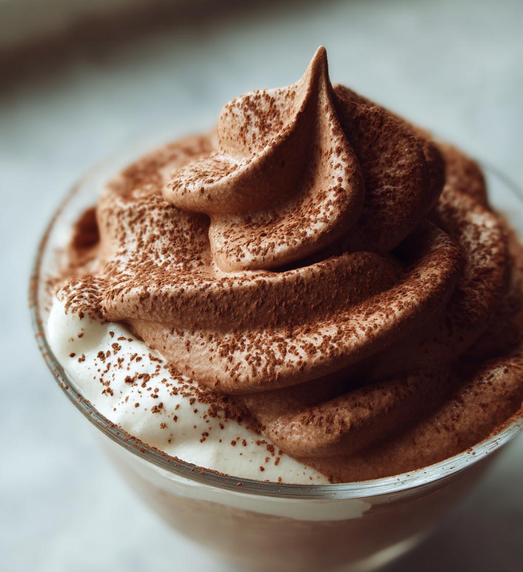 chocolate whipped cream