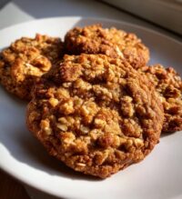 cinnamon oatmeal cookies with streusel
