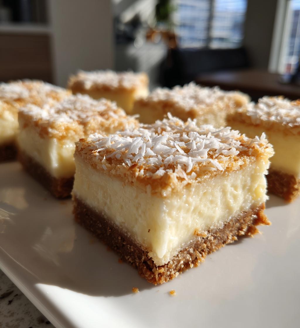 coconut cream bars - detail 1