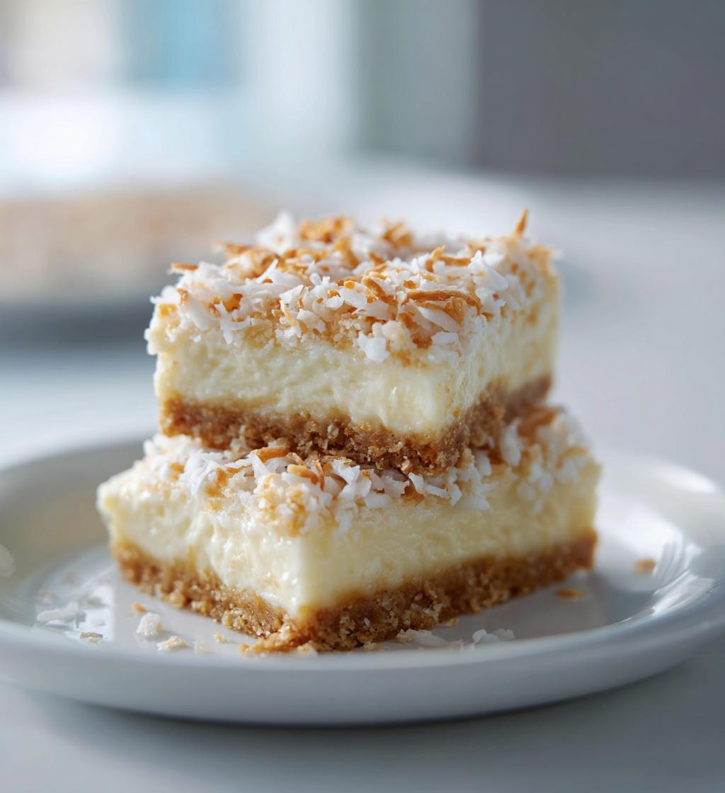 coconut cream bars