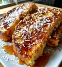 coconut stuffed french toast