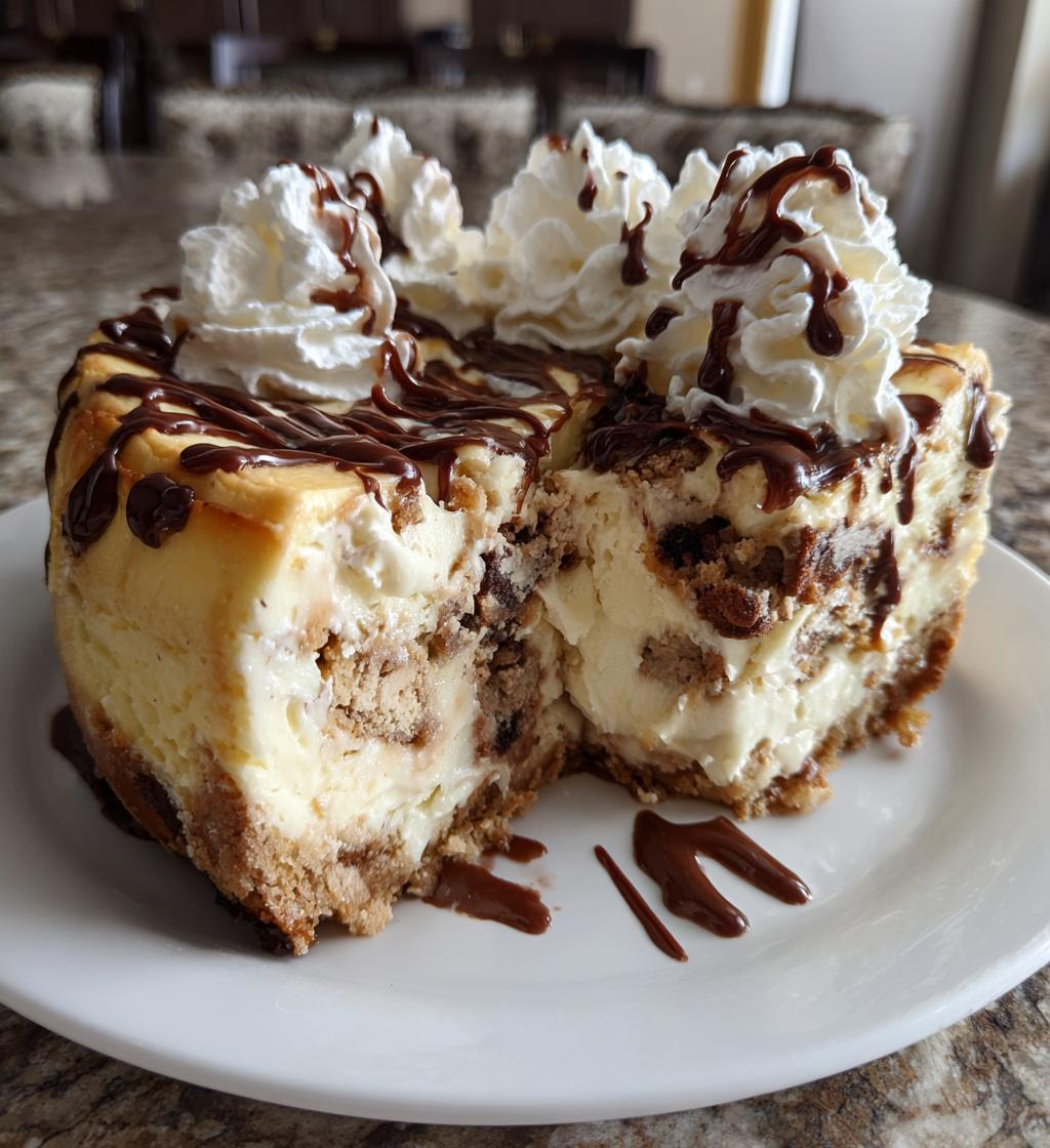 cookie dough cheesecake - detail 1