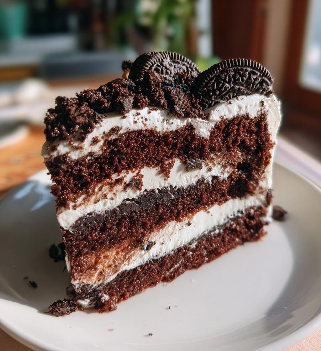 cookies and cream cake - detail 1