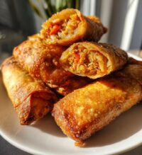 crab cake egg rolls