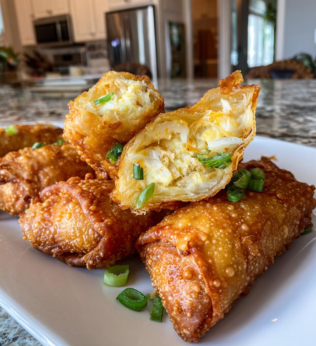 crab cake egg rolls recipe
