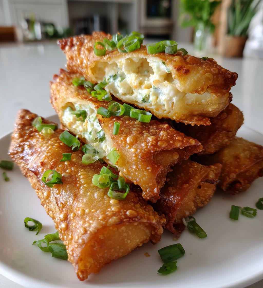 crab rangoon egg rolls