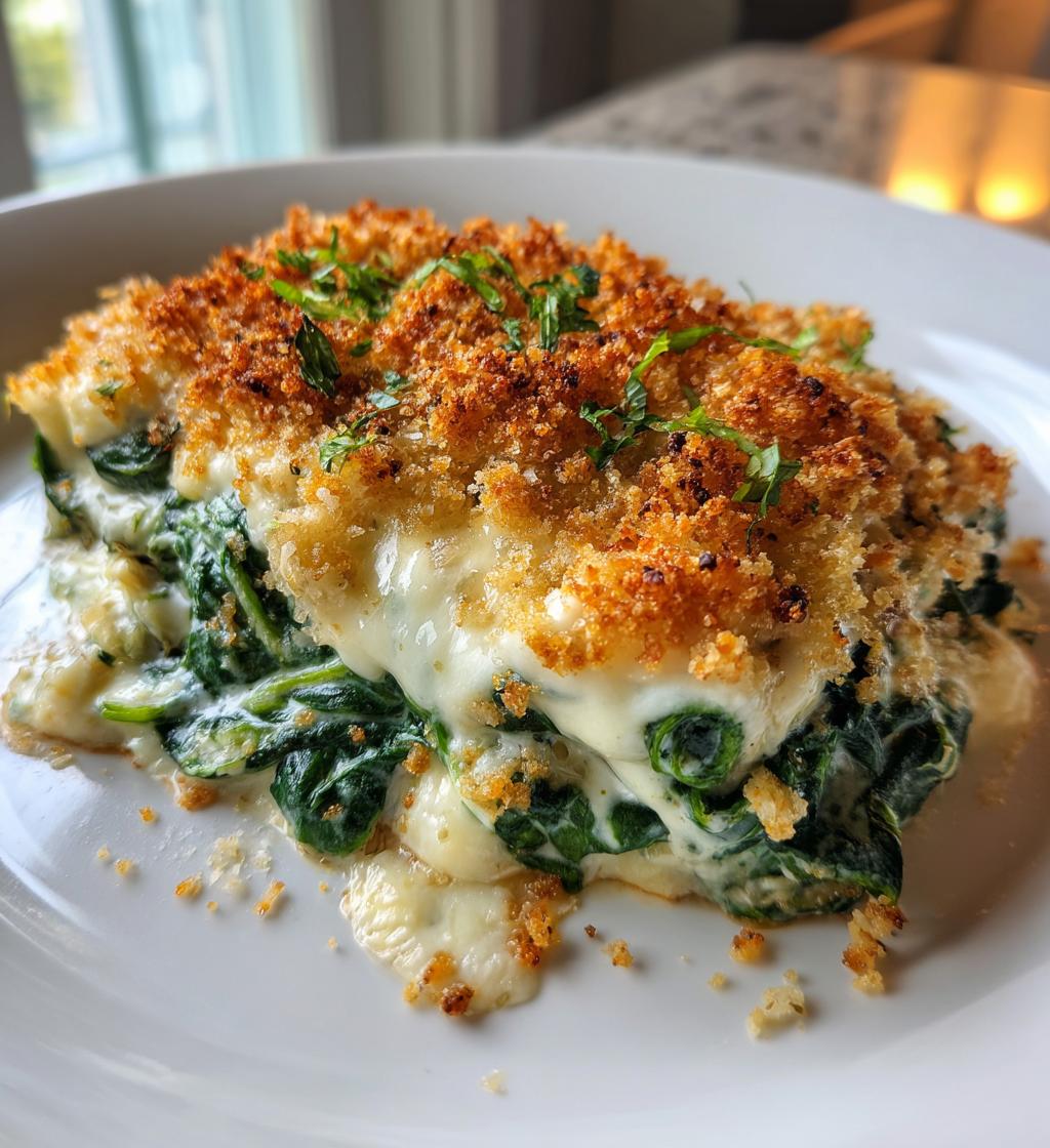 creamed spinach casserole
