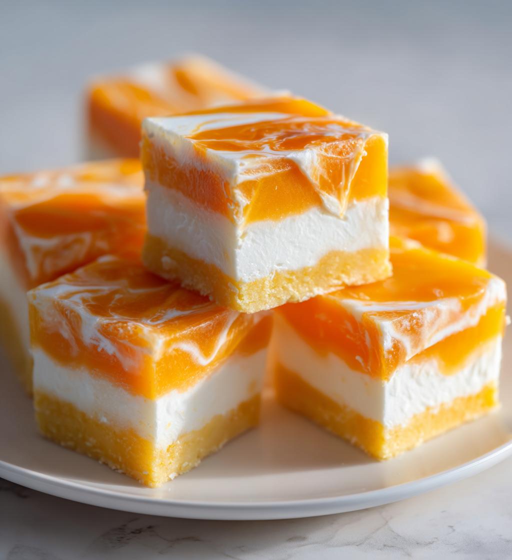 creamsicle fudge - detail 1