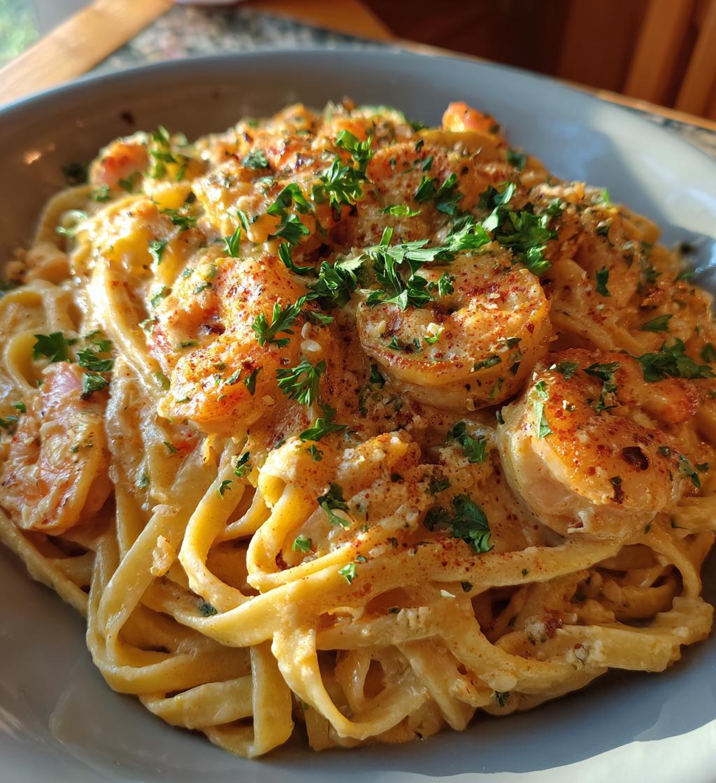creamy cajun shrimp pasta