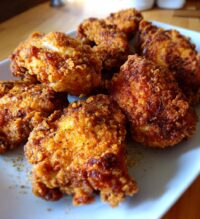 crispy juicy fried chicken
