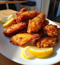 crispy lemon pepper wings