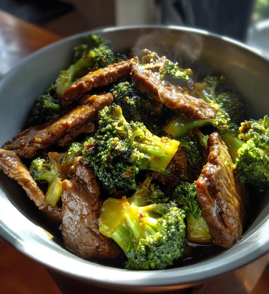 crockpot beef and broccoli - detail 1