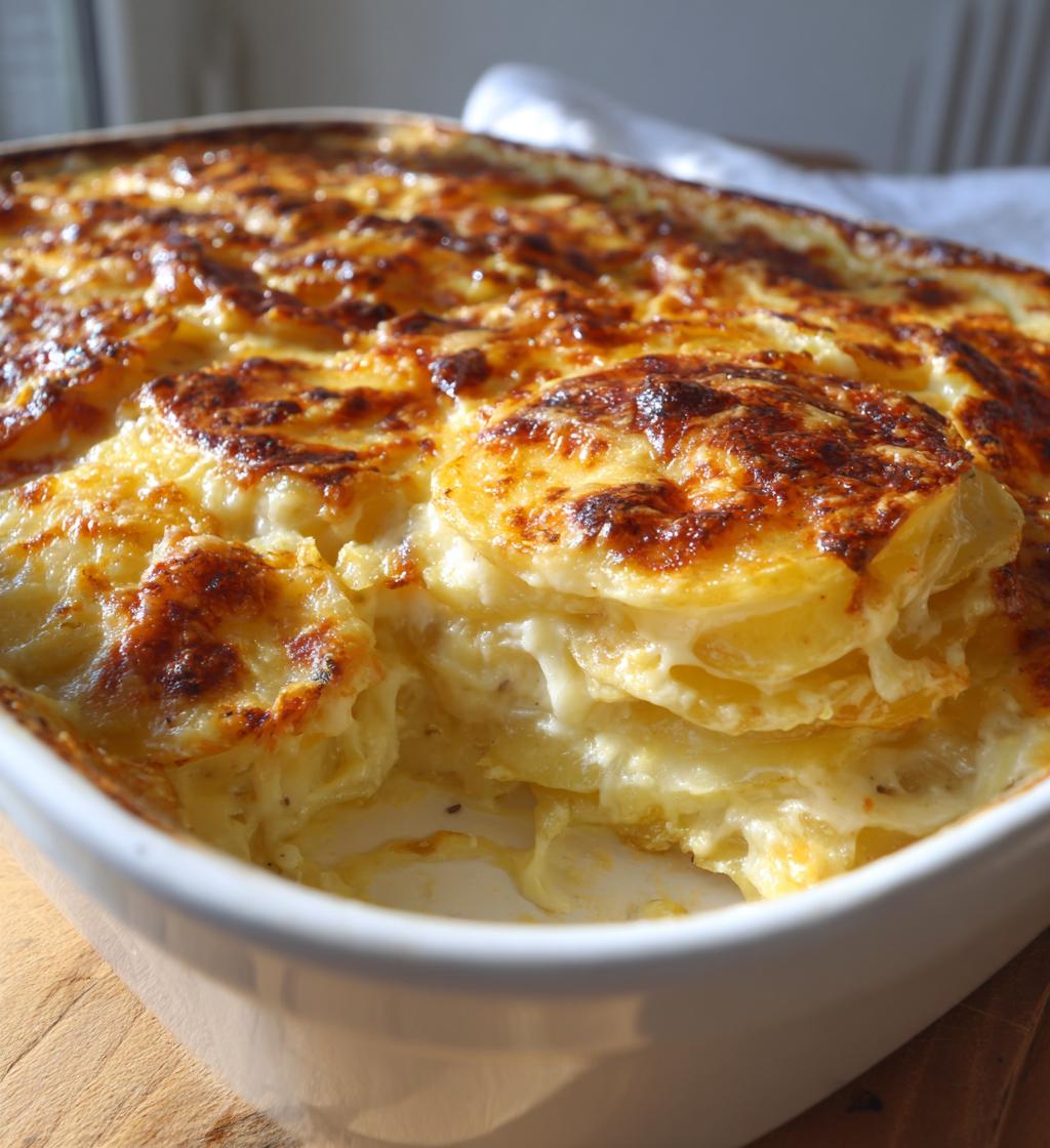 dads creamy cheesy au gratin potatoes