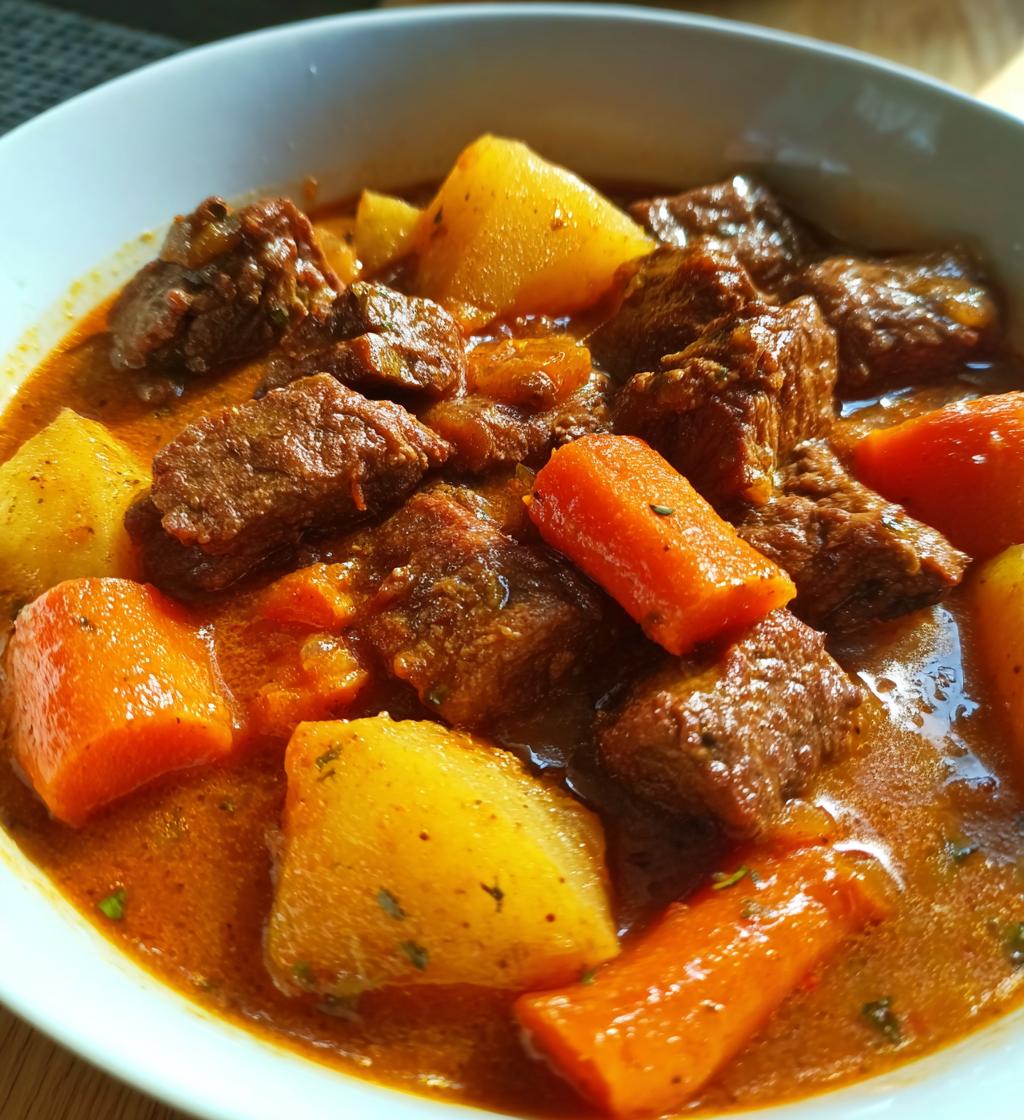 delicious beef stew - detail 1