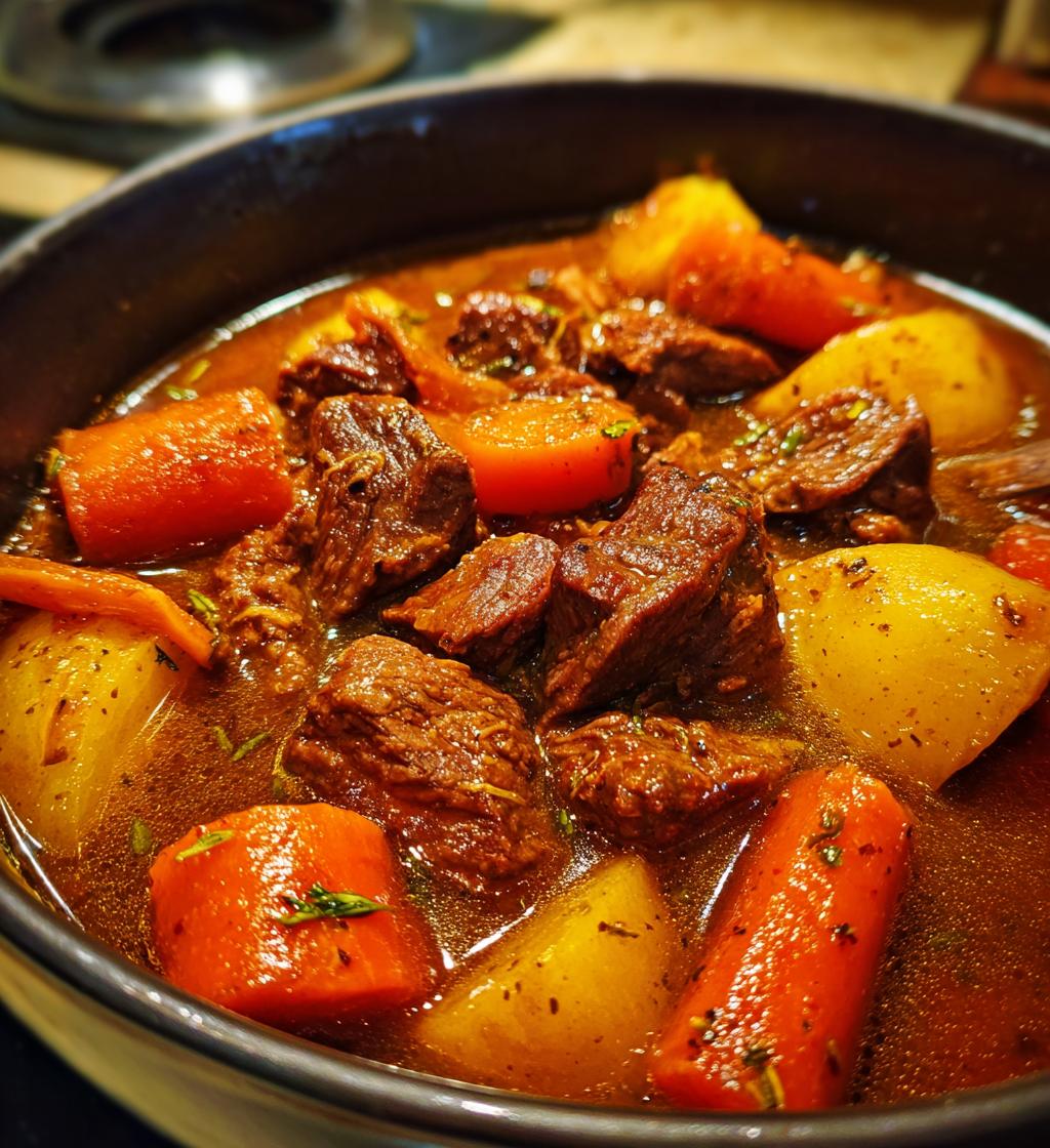 delicious beef stew