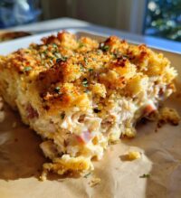 delicious chicken cordon bleu casserole recipe for family dinners